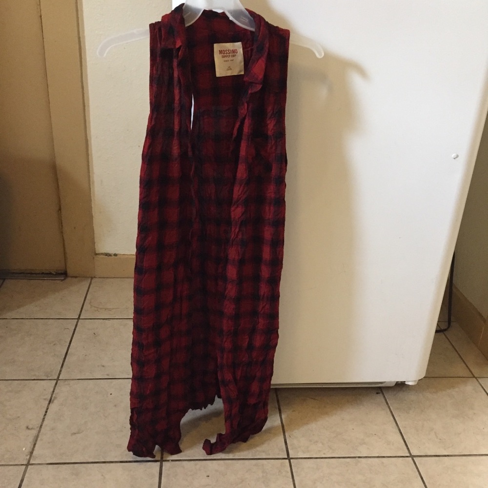 Plaid vest / dress